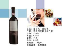 品味意式風情 福建物超所值的多巴克基安蒂干紅葡萄酒